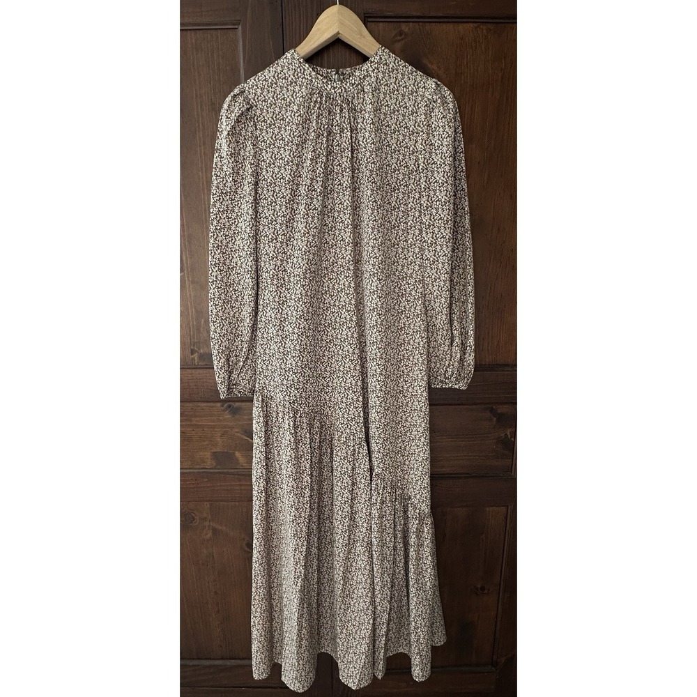 U by Spick & Span Midi Cottage Core Dress 38 (Approximately M) Floral Brown